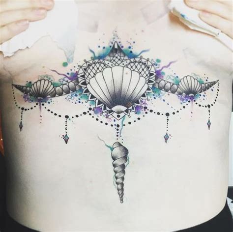 23 sternum tattoos that prove the underboob is underrated